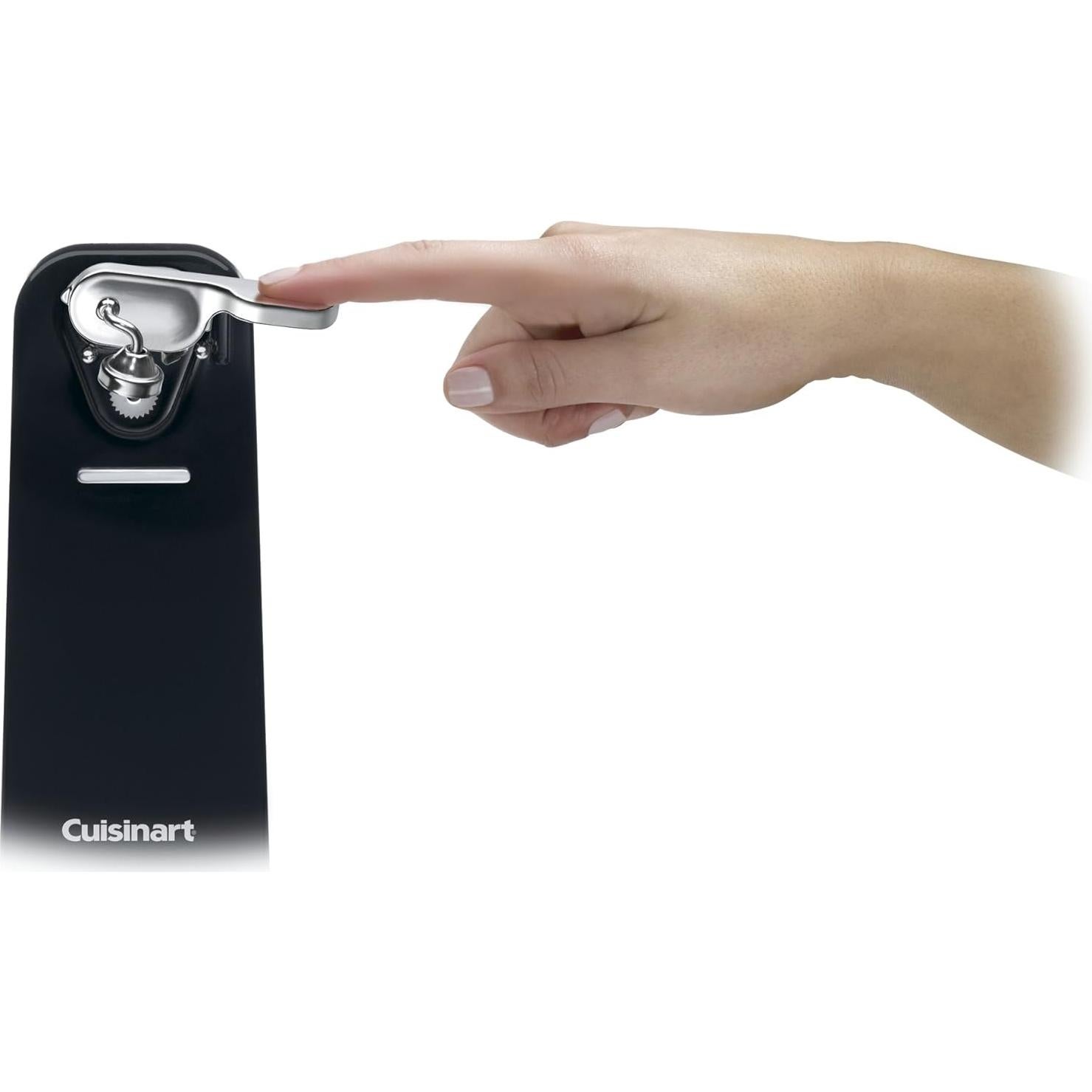 Abrelatas Eléctrico Cuisinart CCO-50BKN y Portátil Swing-A-Way