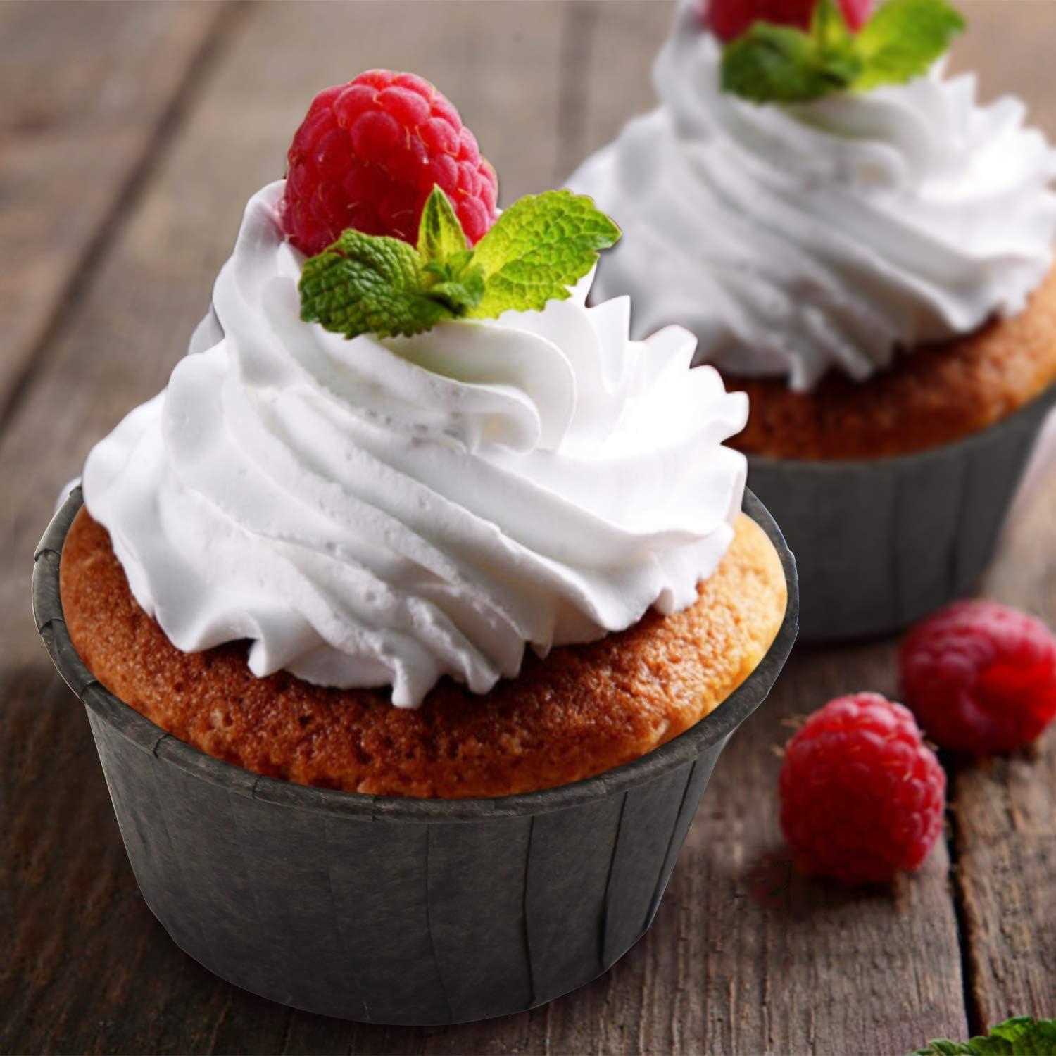 Moldes para Hornear EUSOAR 50pcs Aluminio 100ml Redondos