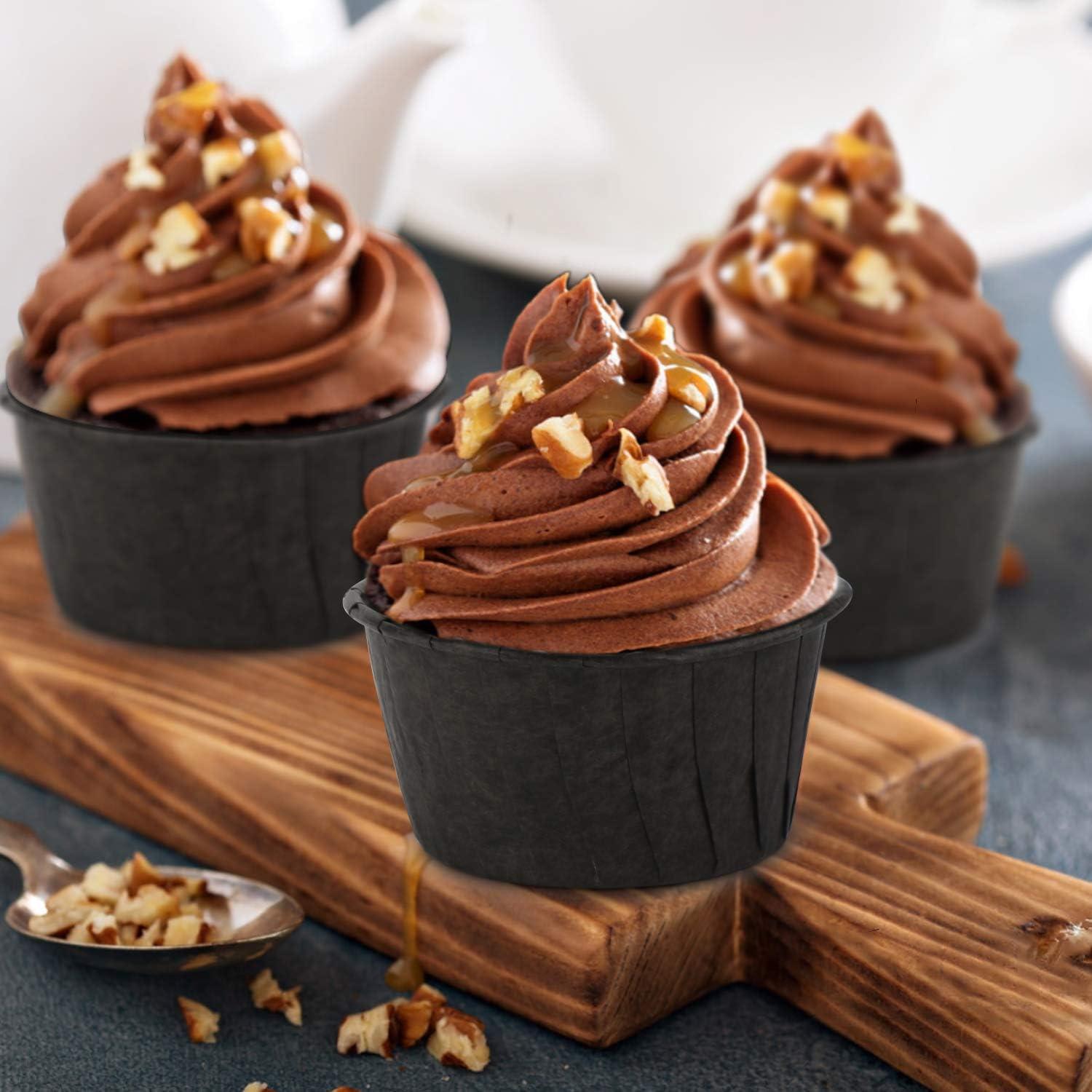 Moldes para Hornear EUSOAR 50pcs Aluminio 100ml Redondos