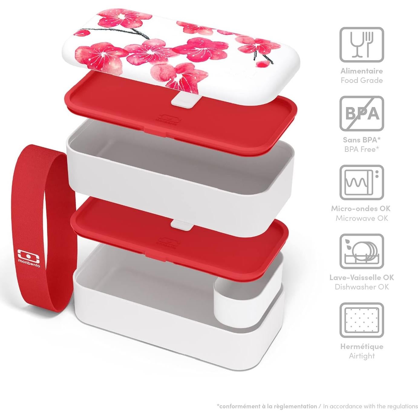 Caja Bento Monbento MB Original Blossom 1.01L Hermética