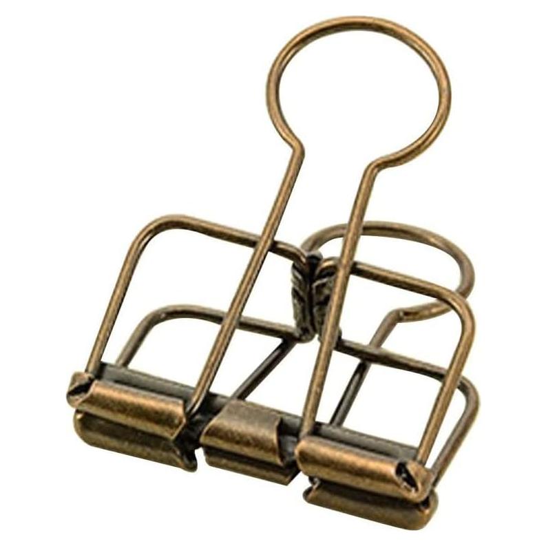 Clips de papel M BAMI-LEE House, paquete de 10, bronce