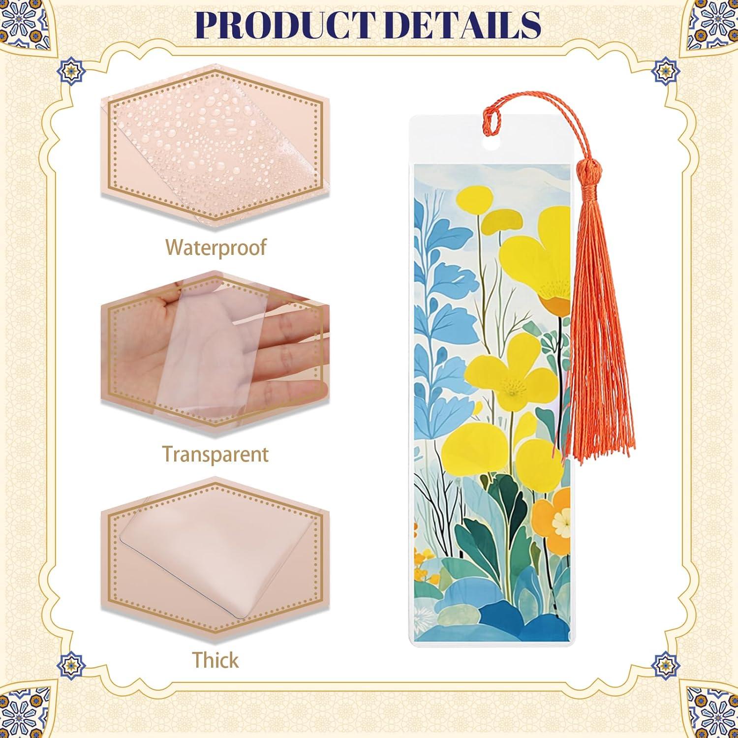 Kit de 60 Marcadores de Papel Kraft DIY WSICSE con Fundas y Borlas