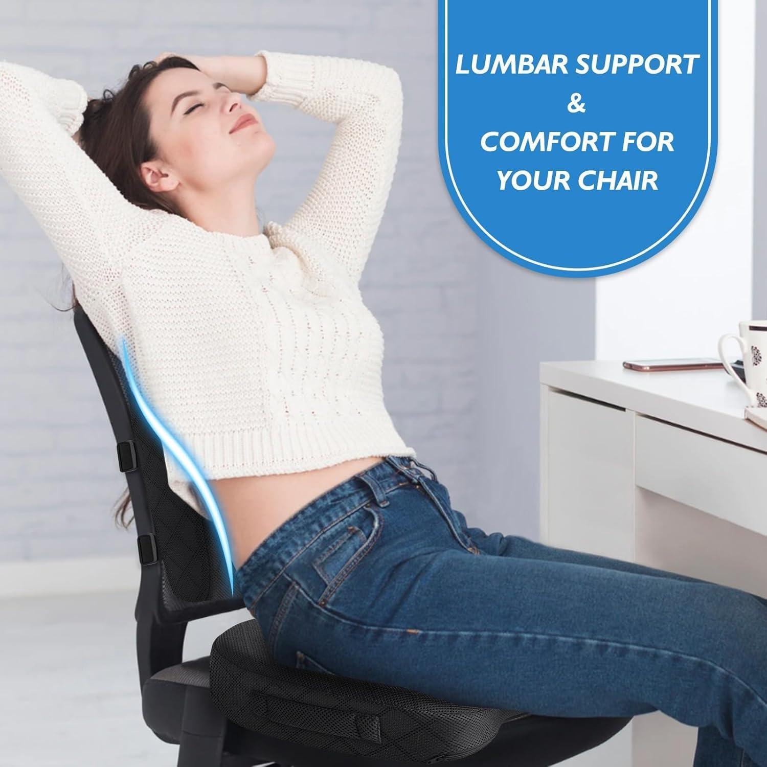 Cojín TushGuard Espuma Viscoelástica para Espalda y Coccix