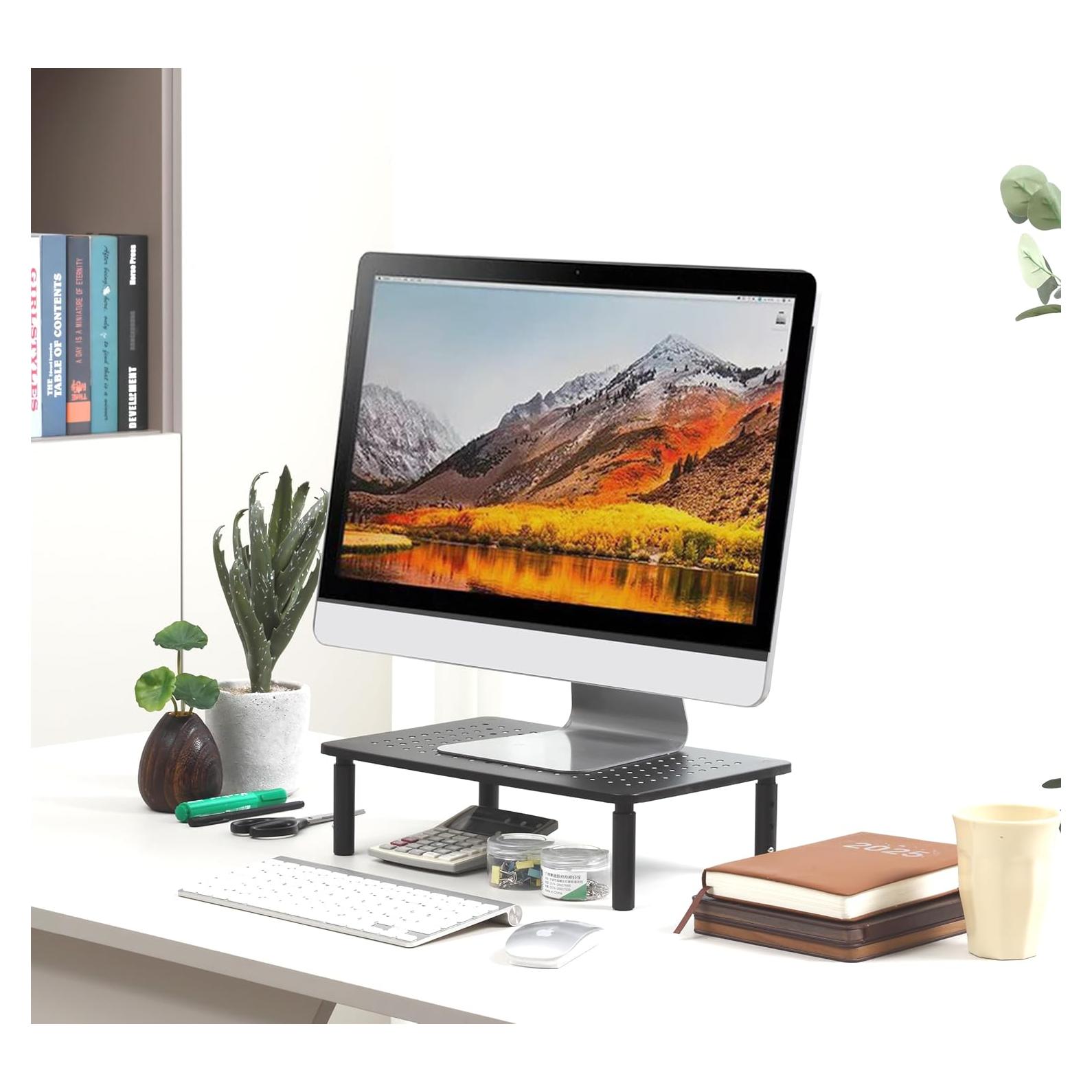 Soporte Elevador de Monitor VONDETYR Ajustable 3 Alturas 19.96 kg