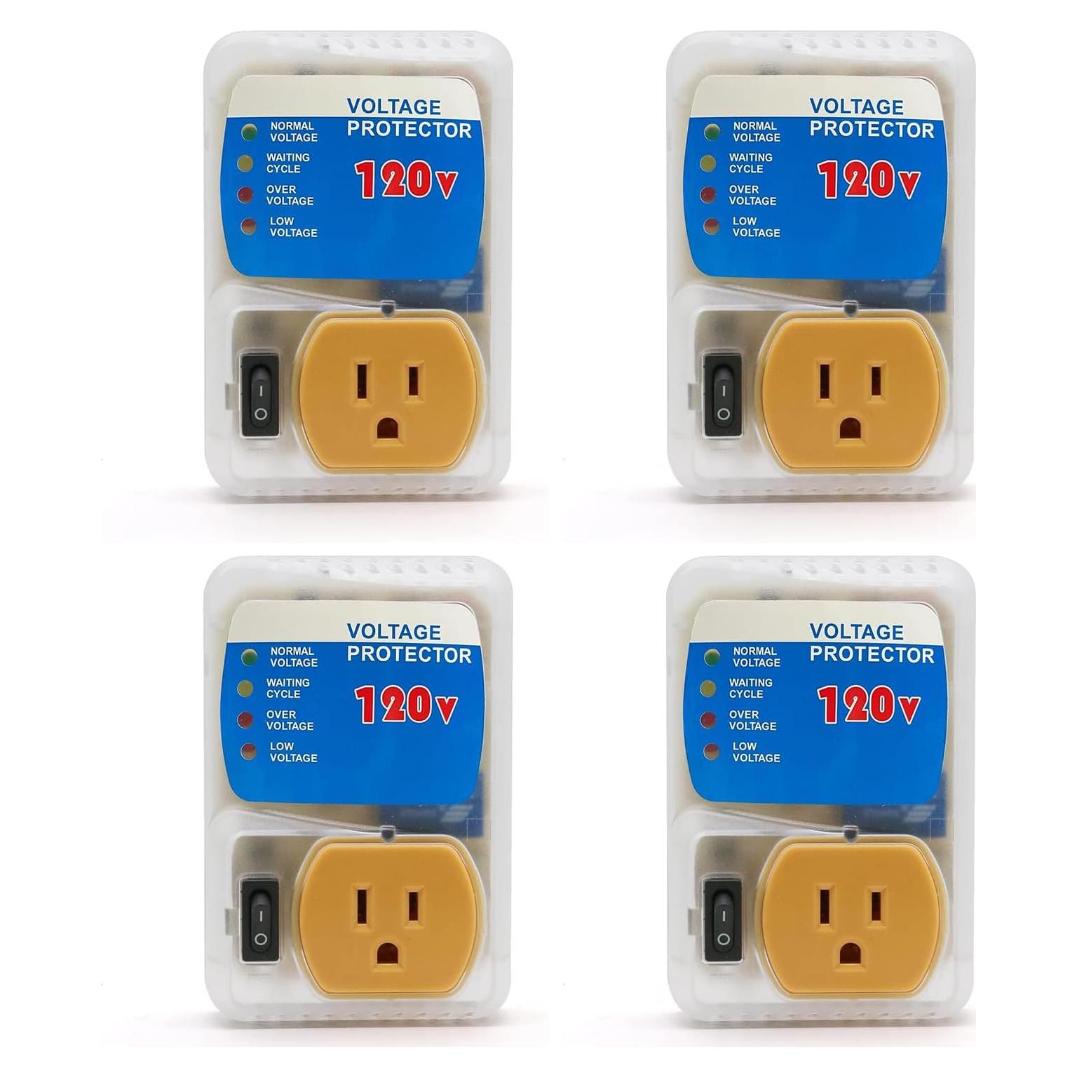 Protector Electrónico BSEED contra Sobretensiones 120V 4 Paquete