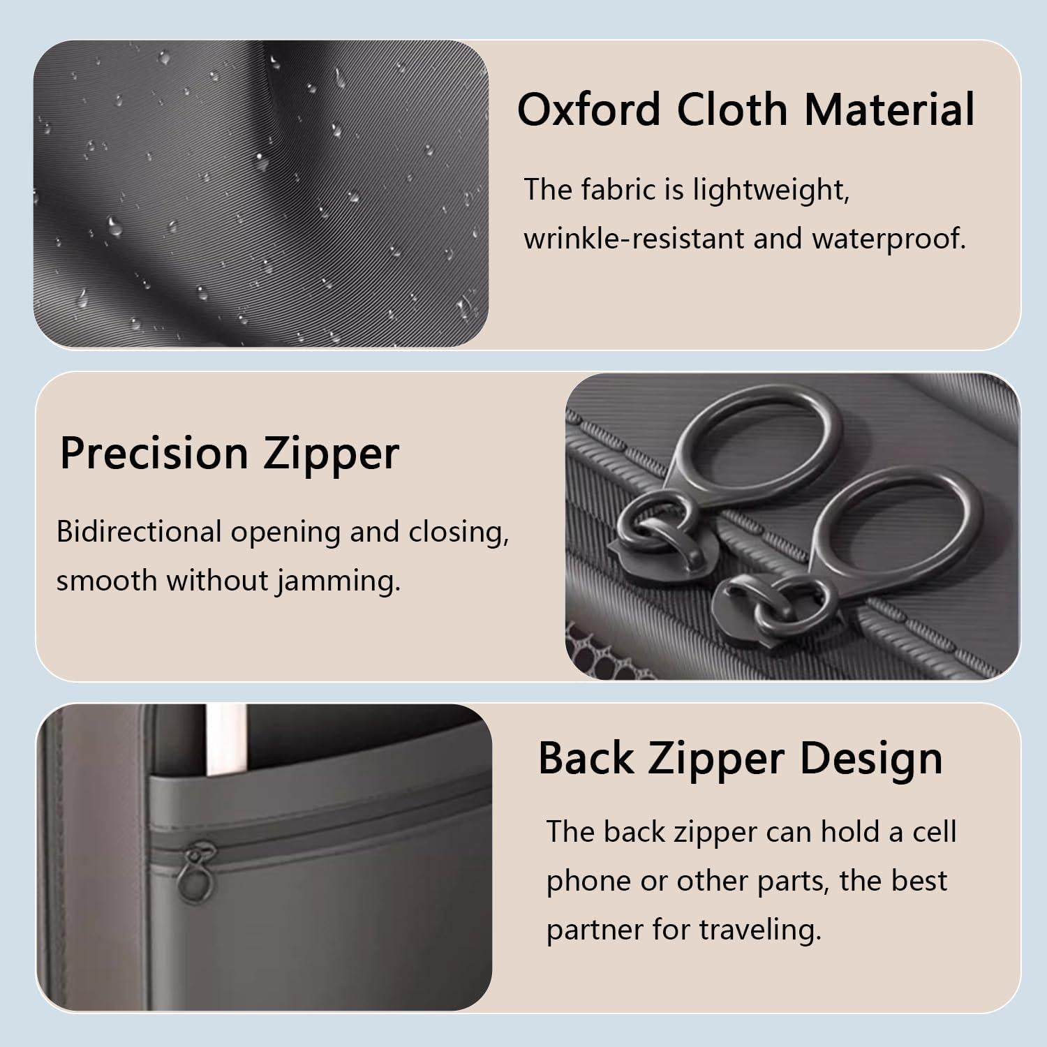 Bolsas para Zapatos de Viaje Resdenio - 2 Pack, Capacidad 3 Pares