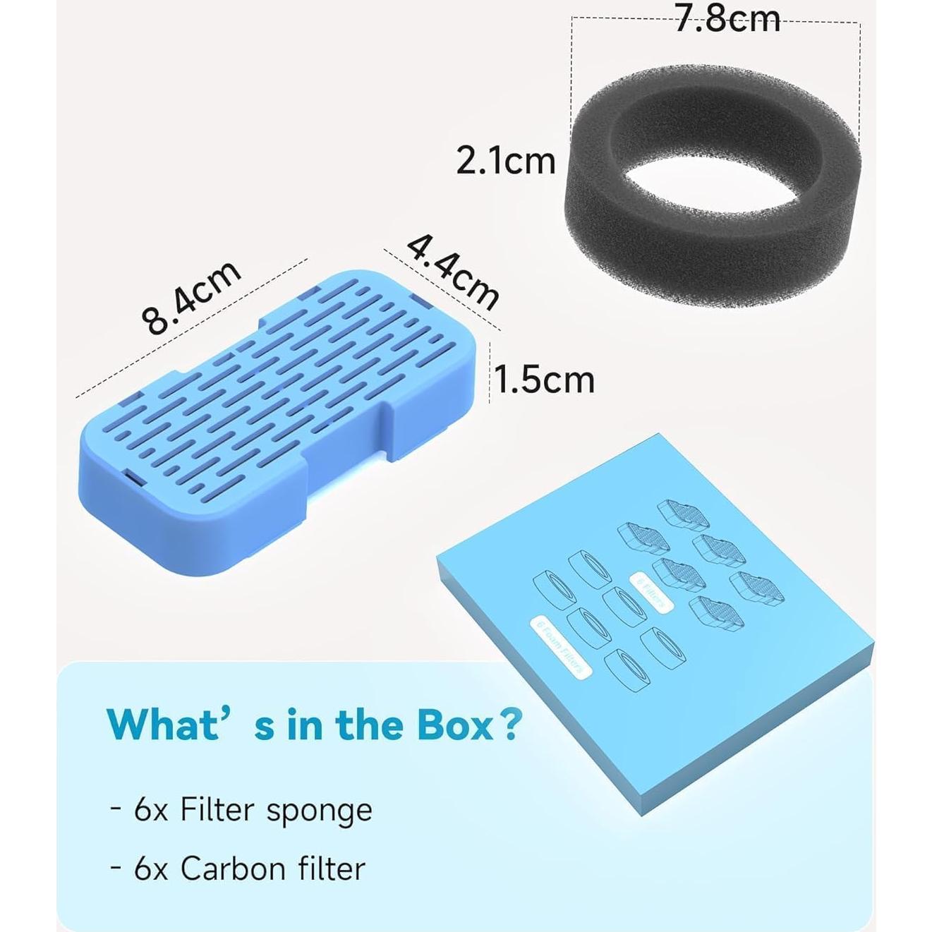 Fuente de Agua para Gatos AONBOY 3.2L Acero Inoxidable con Filtros