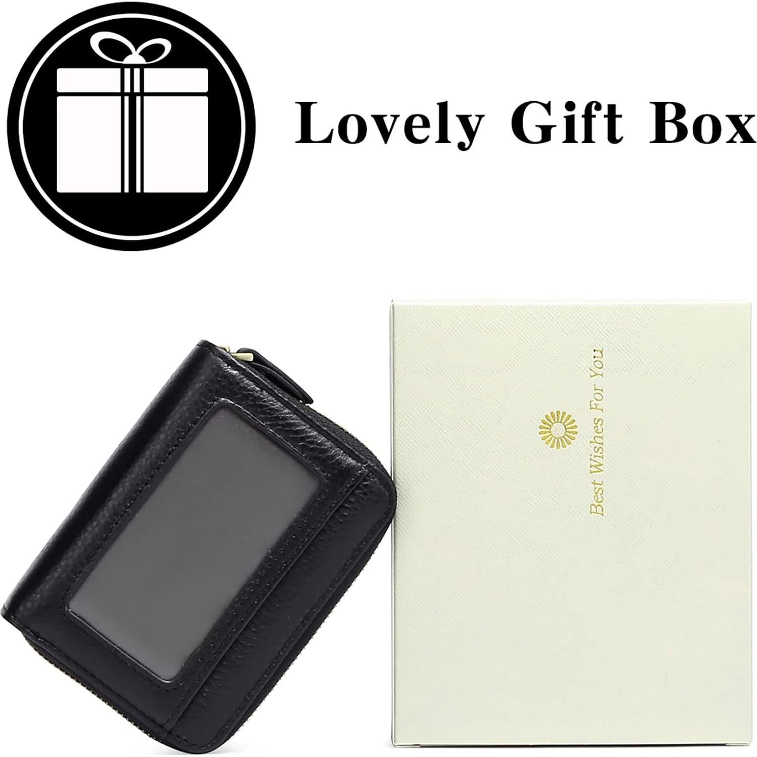 Cartera Pequeña de Cuero GOIACII con Bloqueo RFID - 12 Ranuras