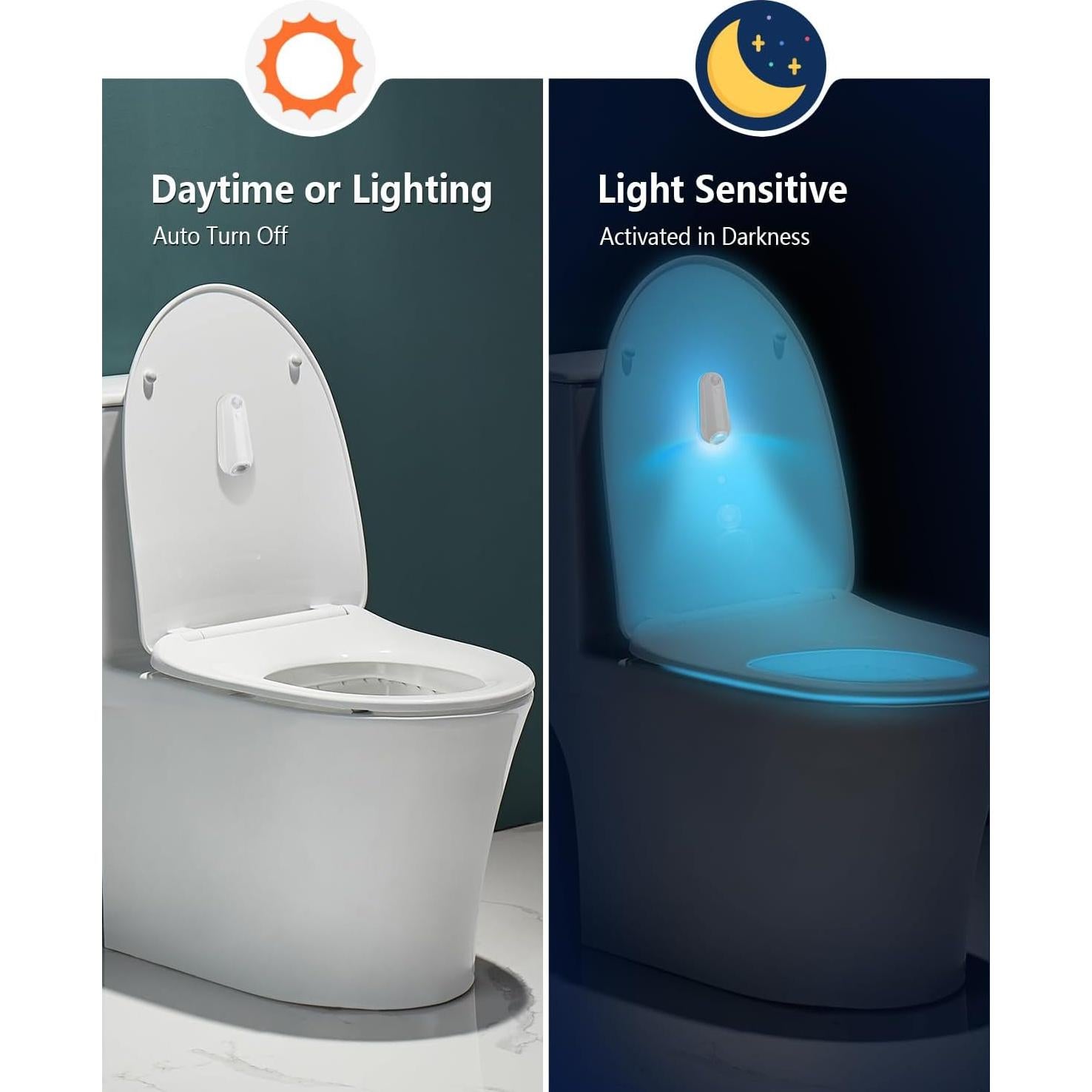 Luz Nocturna LED LAVAED con Sensor de Movimiento para Inodoro