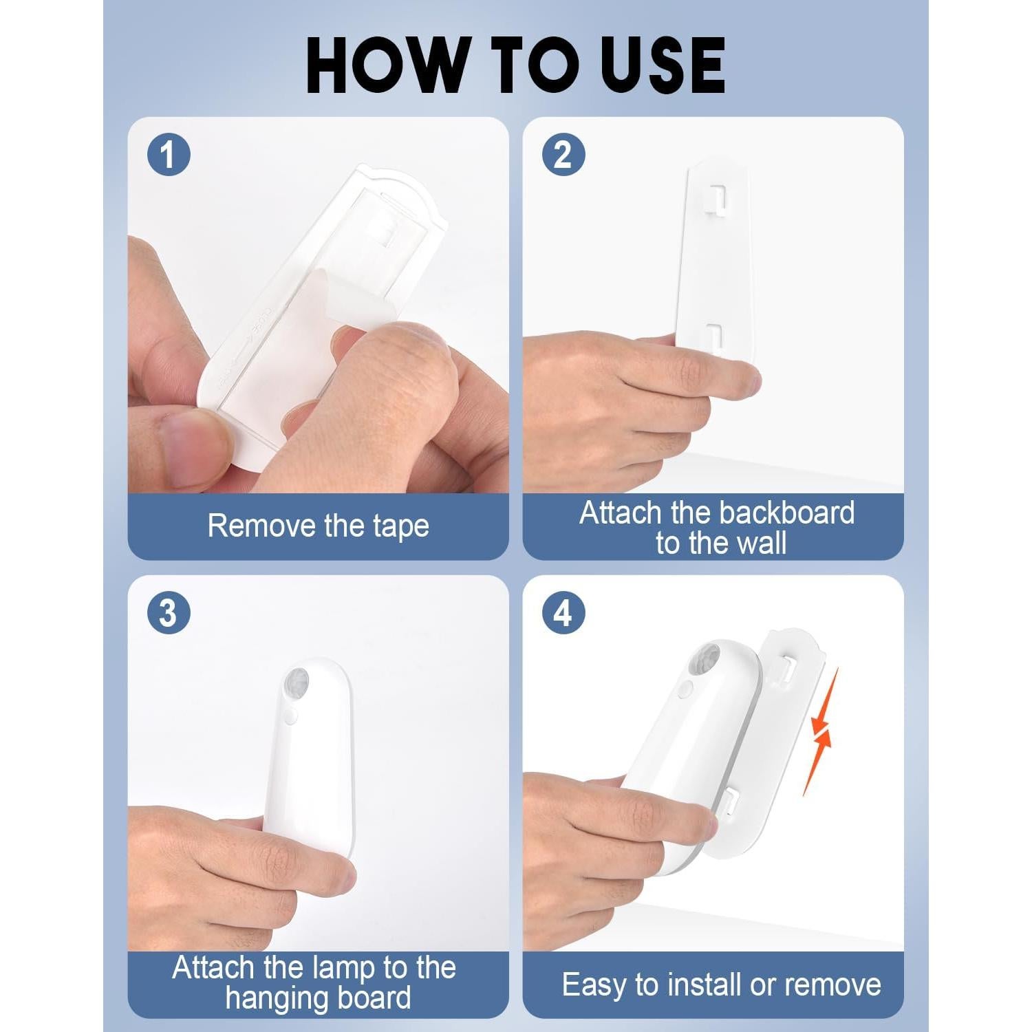 Luz Nocturna LED LAVAED con Sensor de Movimiento para Inodoro