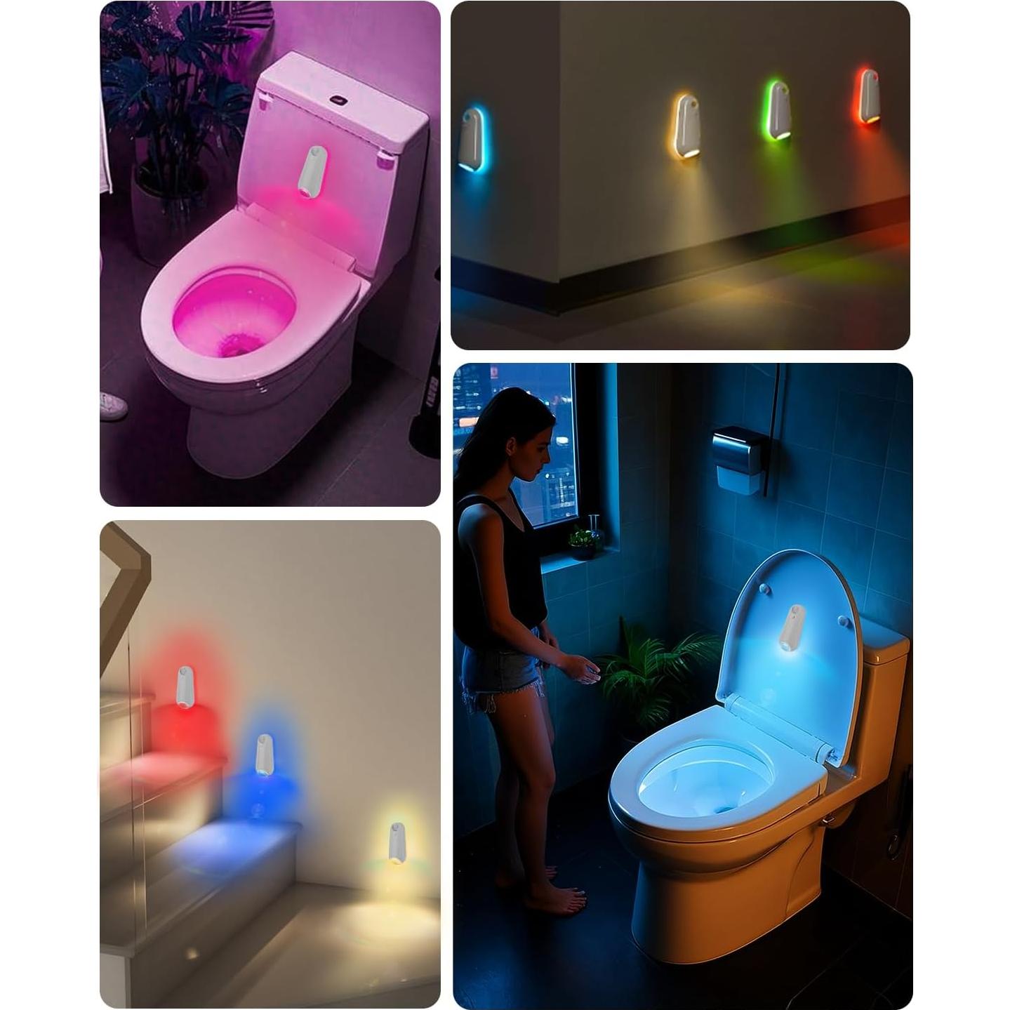 Luz Nocturna LED LAVAED con Sensor de Movimiento para Inodoro