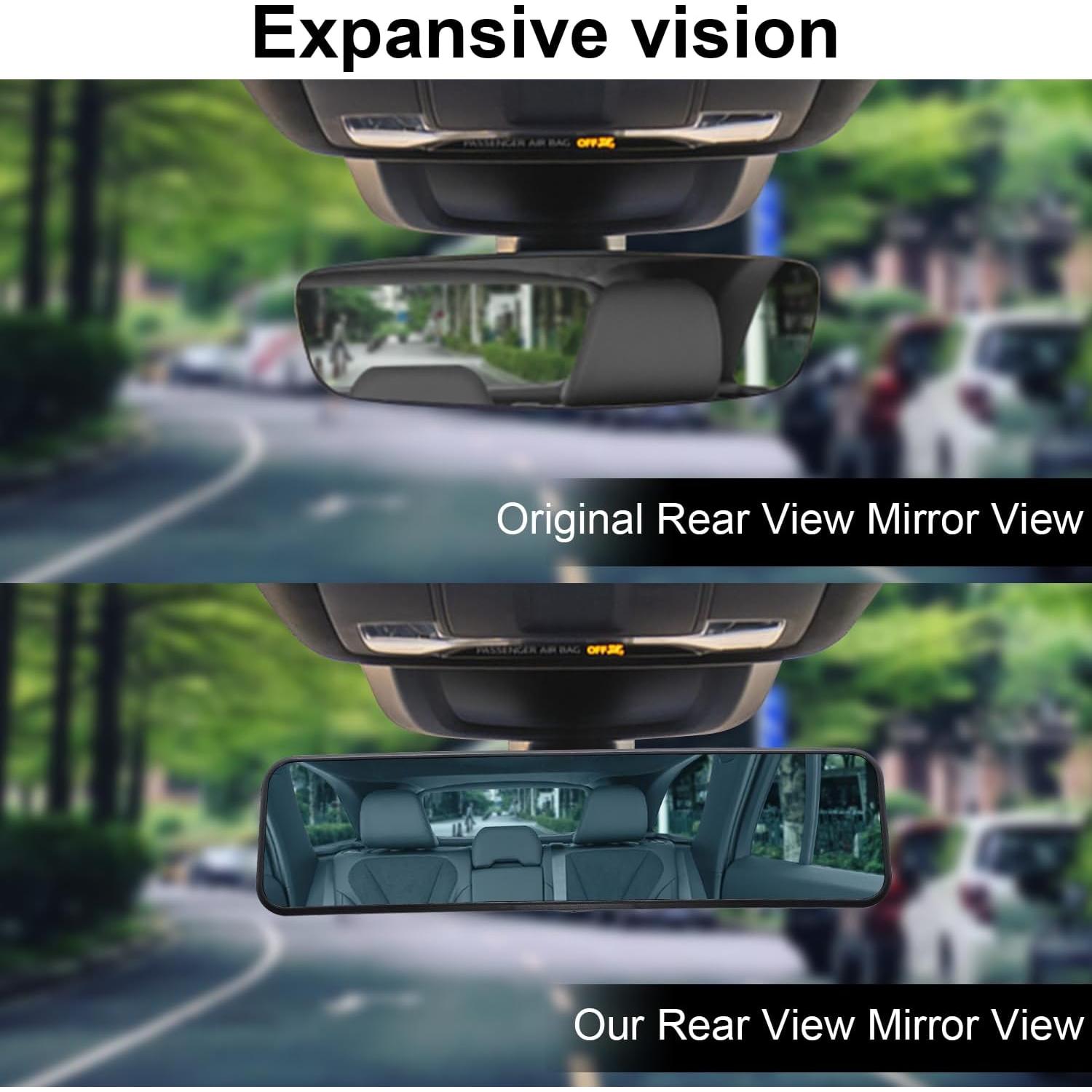 Espejo Retrovisor Convexo Antideslumbrante LivTee 28.4 cm