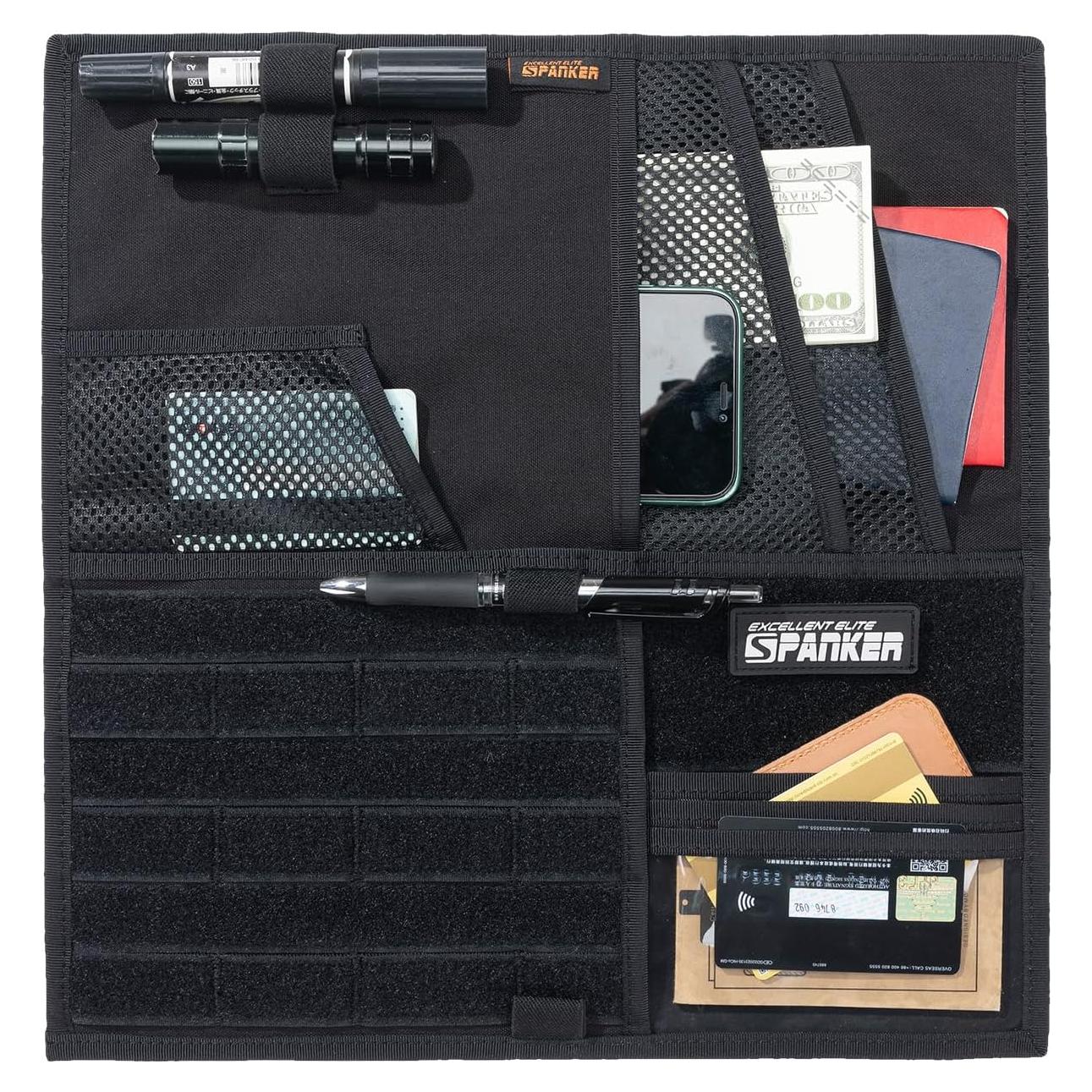 Organizador de Visera Táctico Excellent Elite Spanker Molle Negro