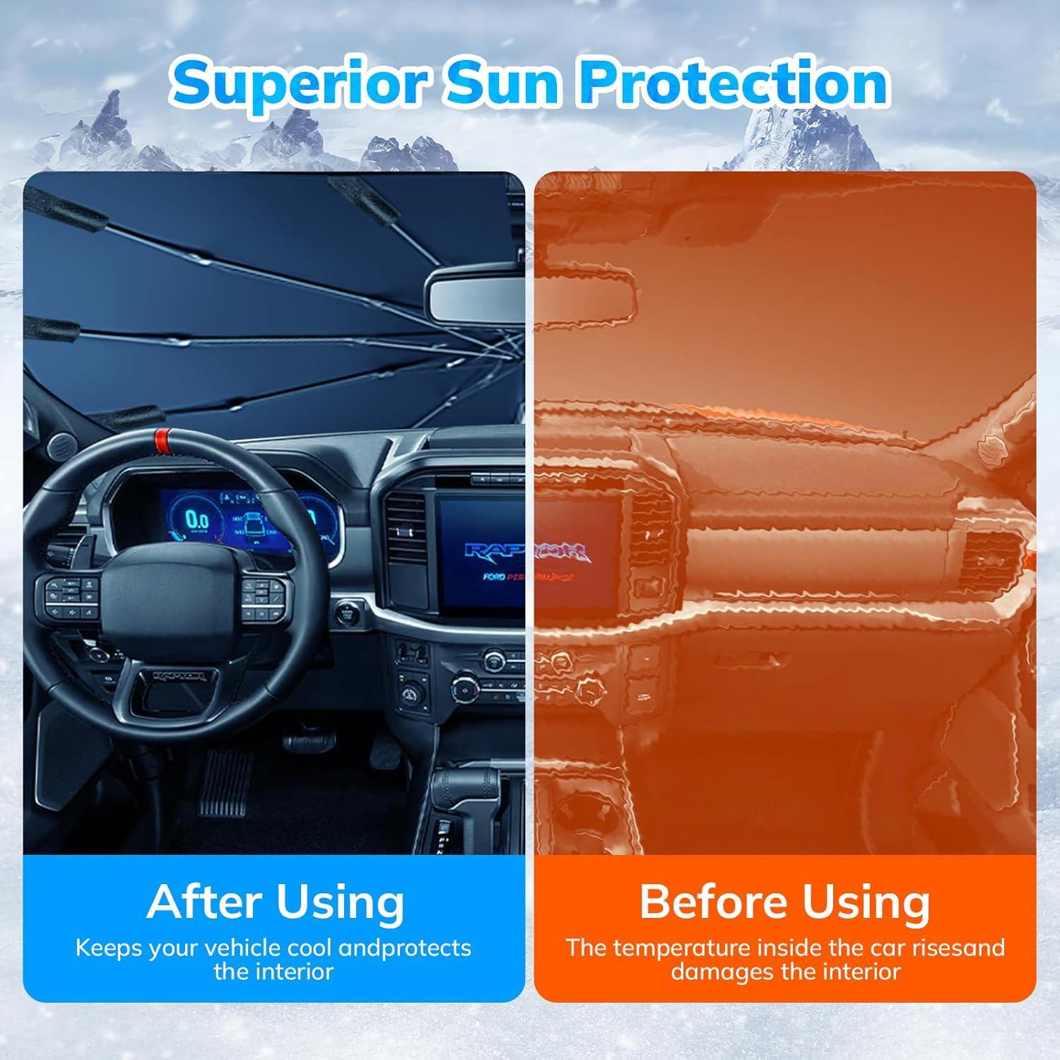 Parasol para Parabrisas SEPORUD UNSUN-61 154.94x83.82cm UV