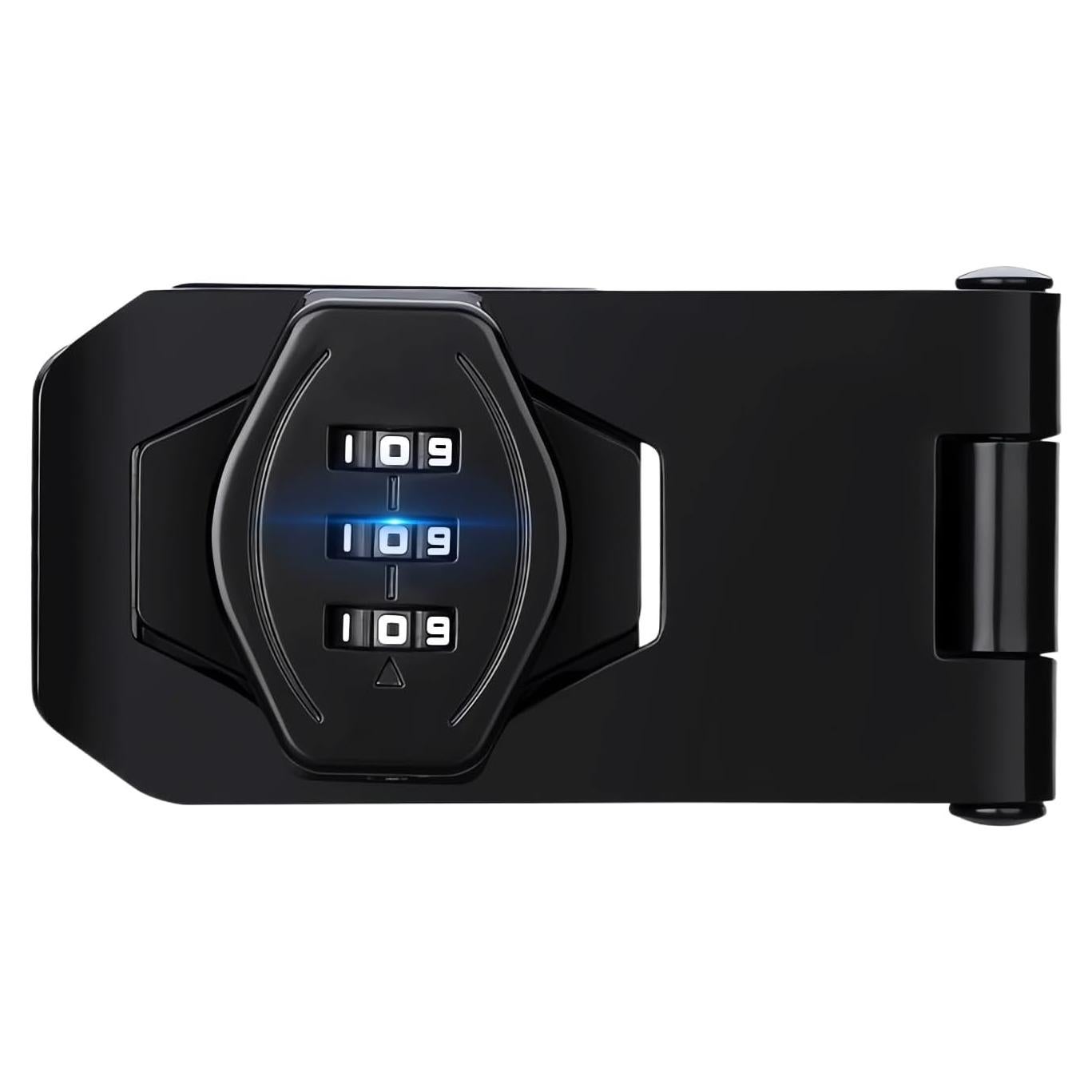 Cerradura de Combinación Plowatxi 3 Dígitos para Gabinete Negro