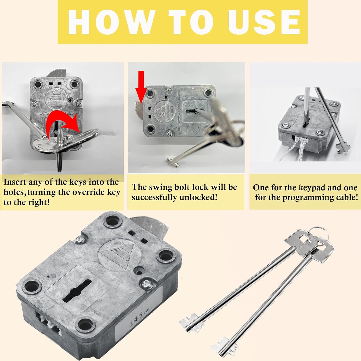 Cerradura Electrónica de Seguridad WAH LIN con Huella Dactilar y Teclado Dorado
