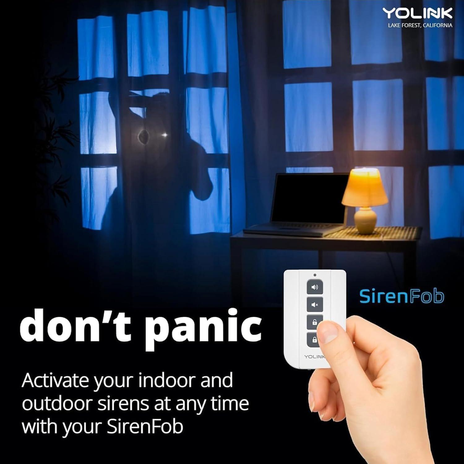 Kit Alarma Inteligente YoLink con Sirena 110 dB Inalámbrica