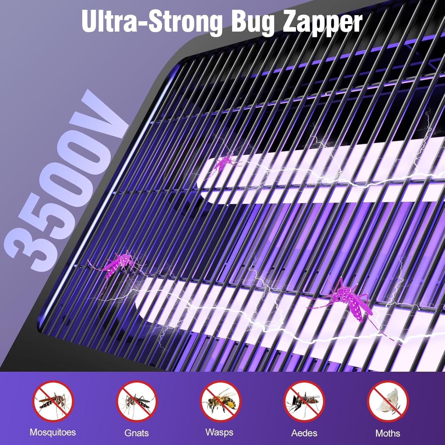 Zapper Eléctrico de Insectos VEPPRO 3500V con Control Remoto