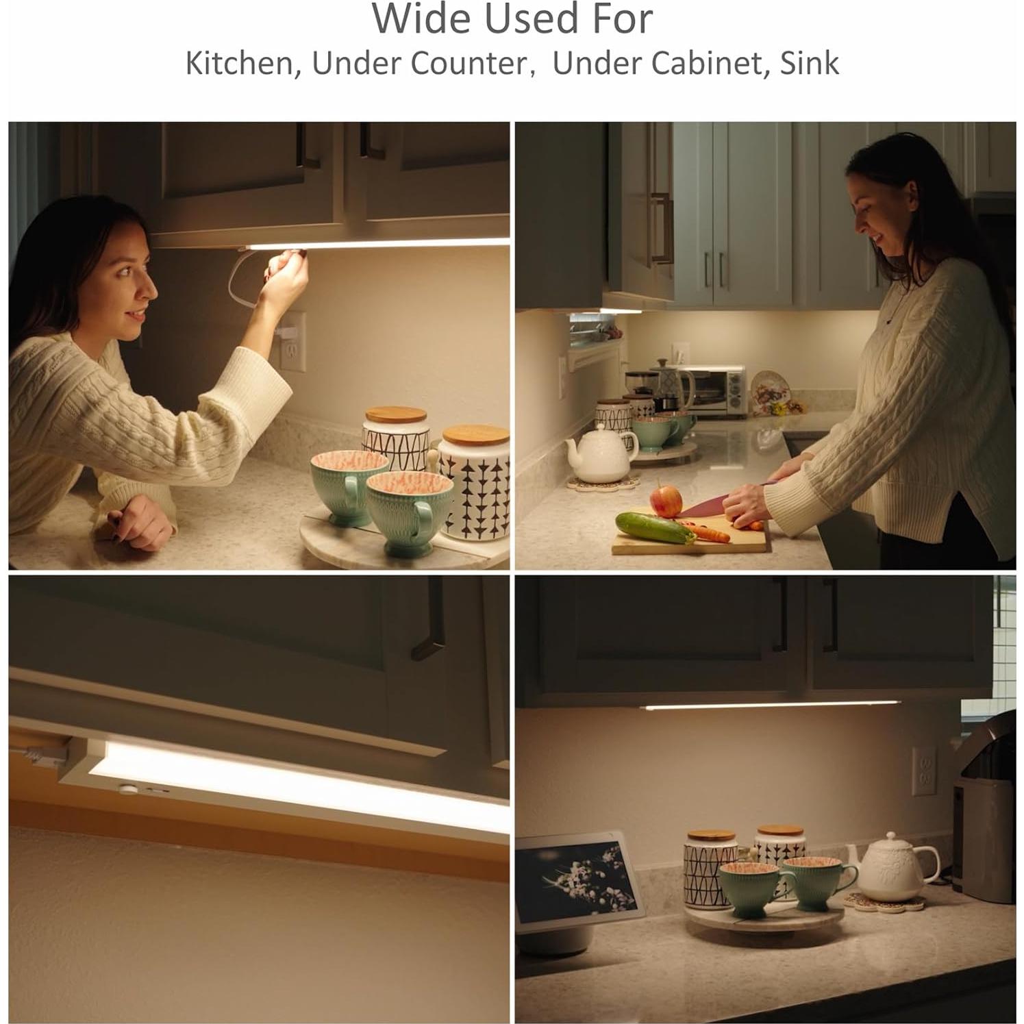 Iluminación Bajo Gabinete LED Leetdud 30 cm 6W Regulable 5CCT