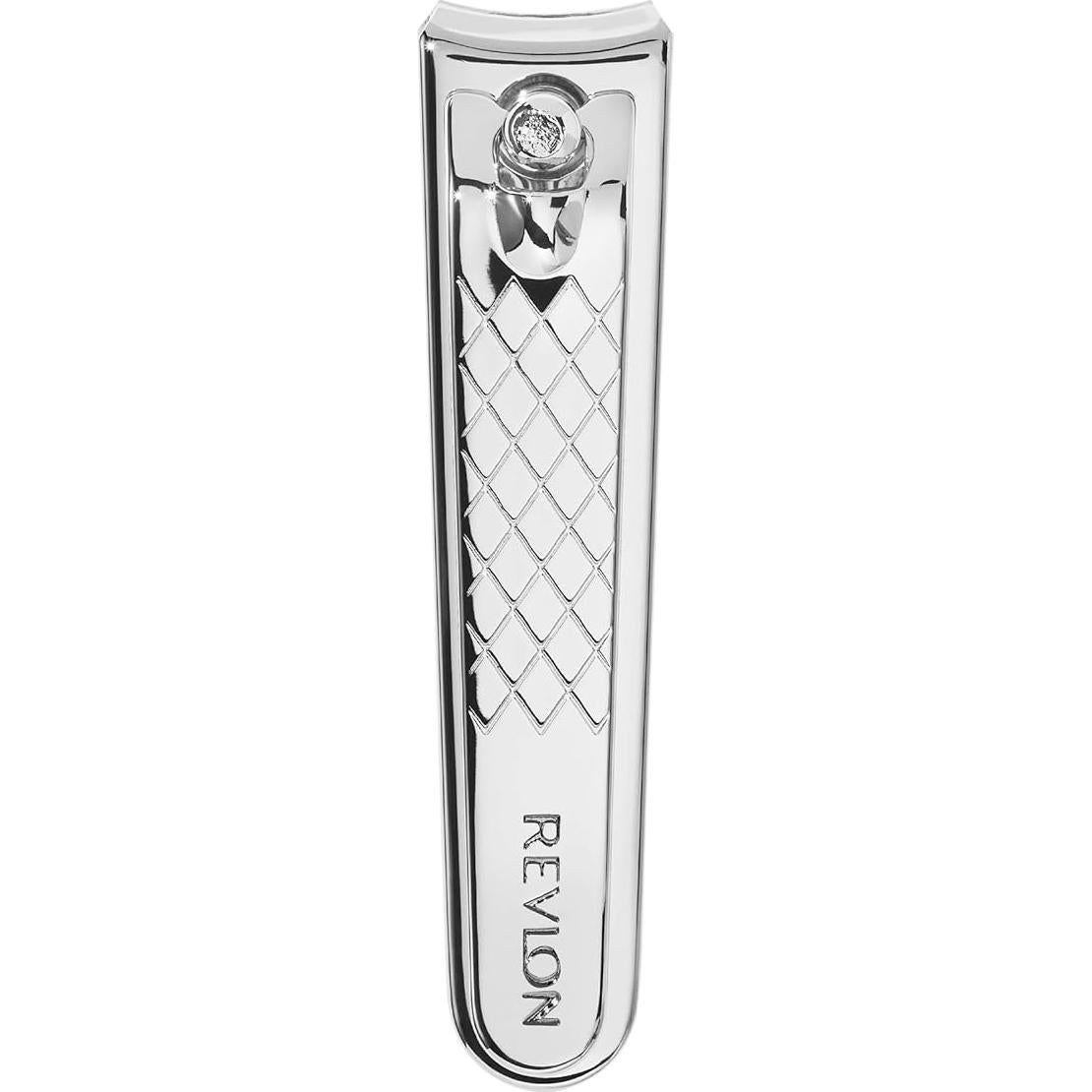 Revlon Compact Nail Clipper, Small Mini Design, Perfect for Travel, Use to Trim Fingernails and Toenails, Stainless Steel, 1 Count