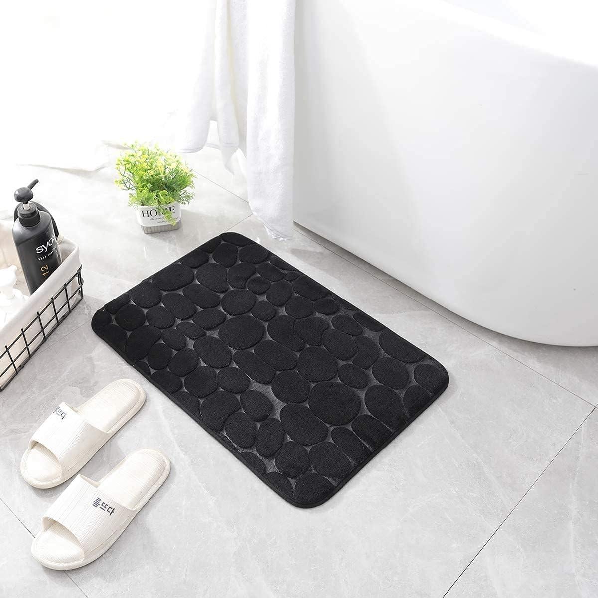 Alfombra de Baño YIHOUSE Espuma de Memoria Antideslizante 46x61cm