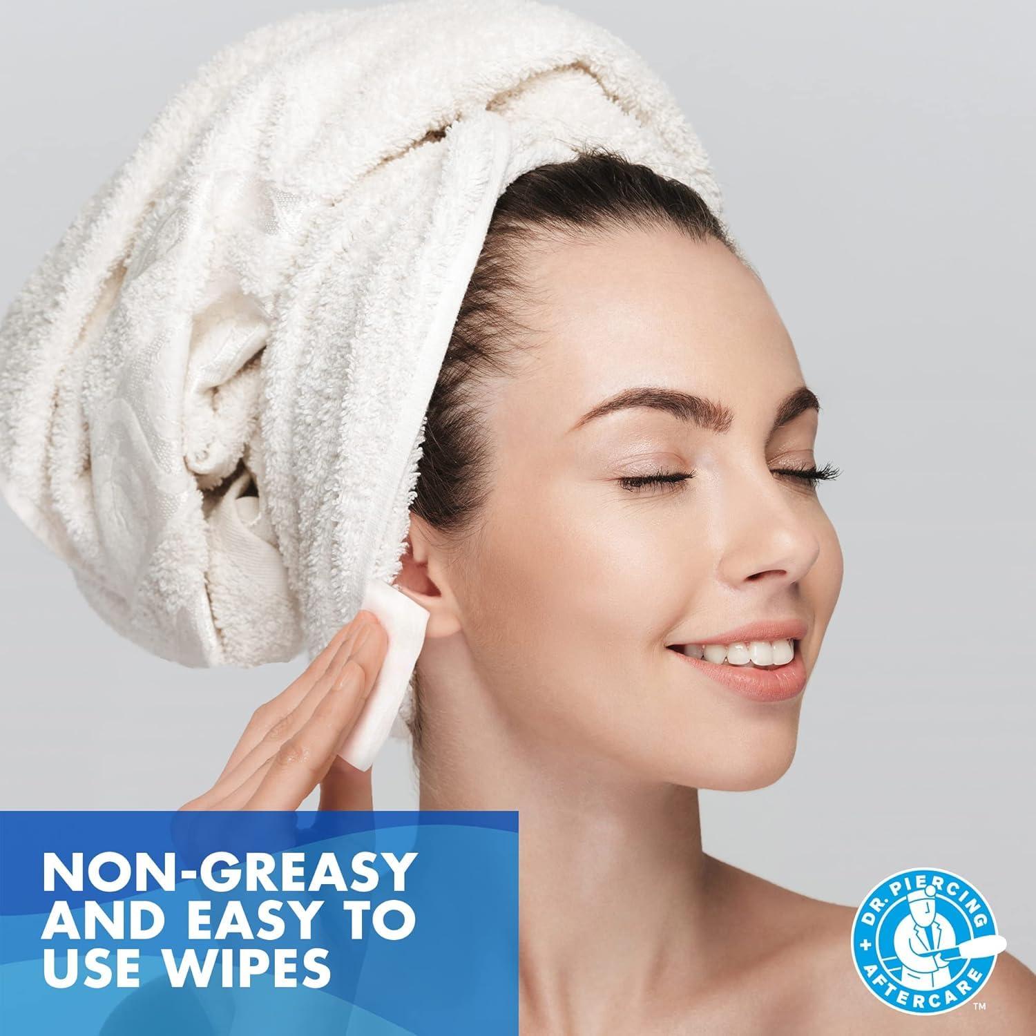 Toallitas de Cuidado Post-Piercing Dr. Piercing - 50 Unidades