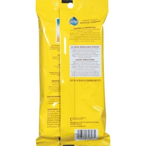 Toallitas Pledge Cuidado Experto Limón 24 Unidades