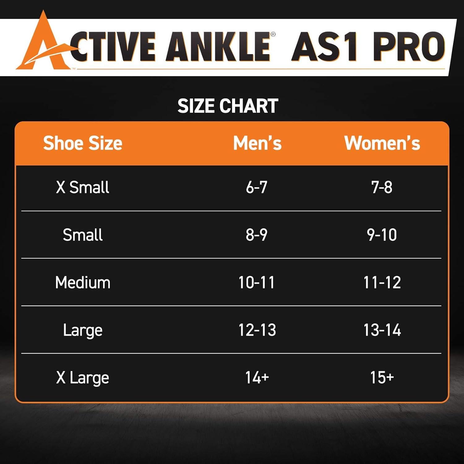 Férula de Tobillo Cramer AS1 Pro Cordones Unisex Negro X-Pequeño