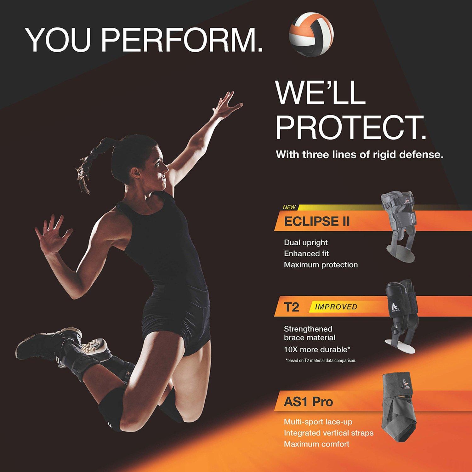 Férula de Tobillo Cramer AS1 Pro Cordones Unisex Negro X-Pequeño