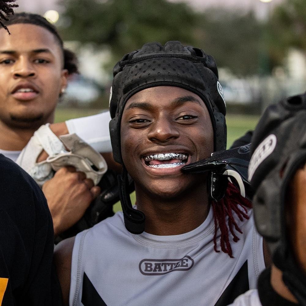 Protector Bucal de Fútbol Battle Ultra-Slim Grillz - Azul