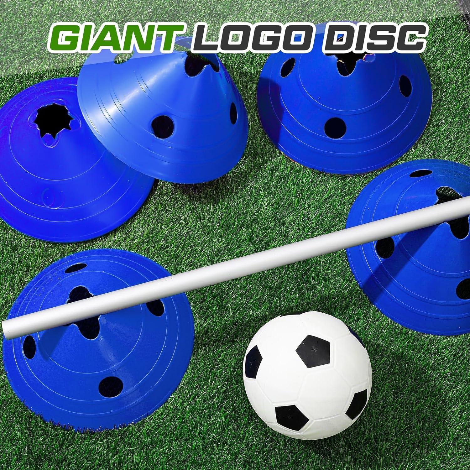 Conos de Disco Jumbo ShinyRelief 20 Piezas Azul para Entrenamiento