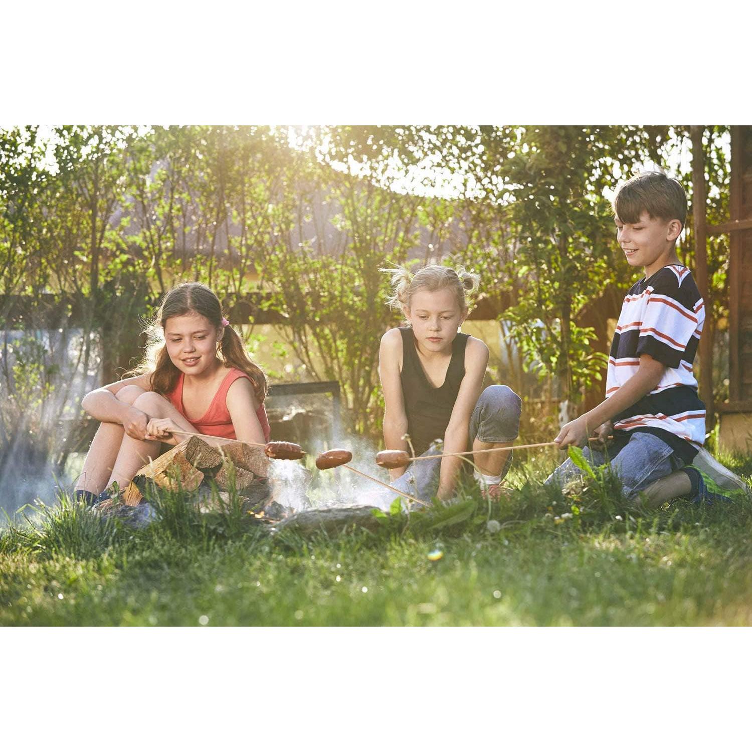 60 Palitos de Asar de Bambú NadaKin 75 cm para S'mores