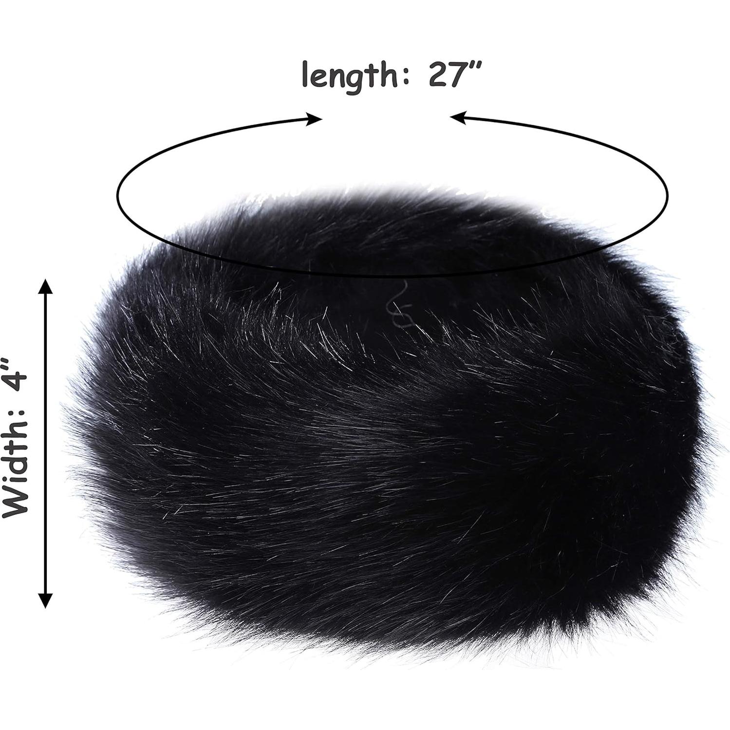 Diadema de Piel Sintética SY Soul para Mujeres - Calentador de Oídos