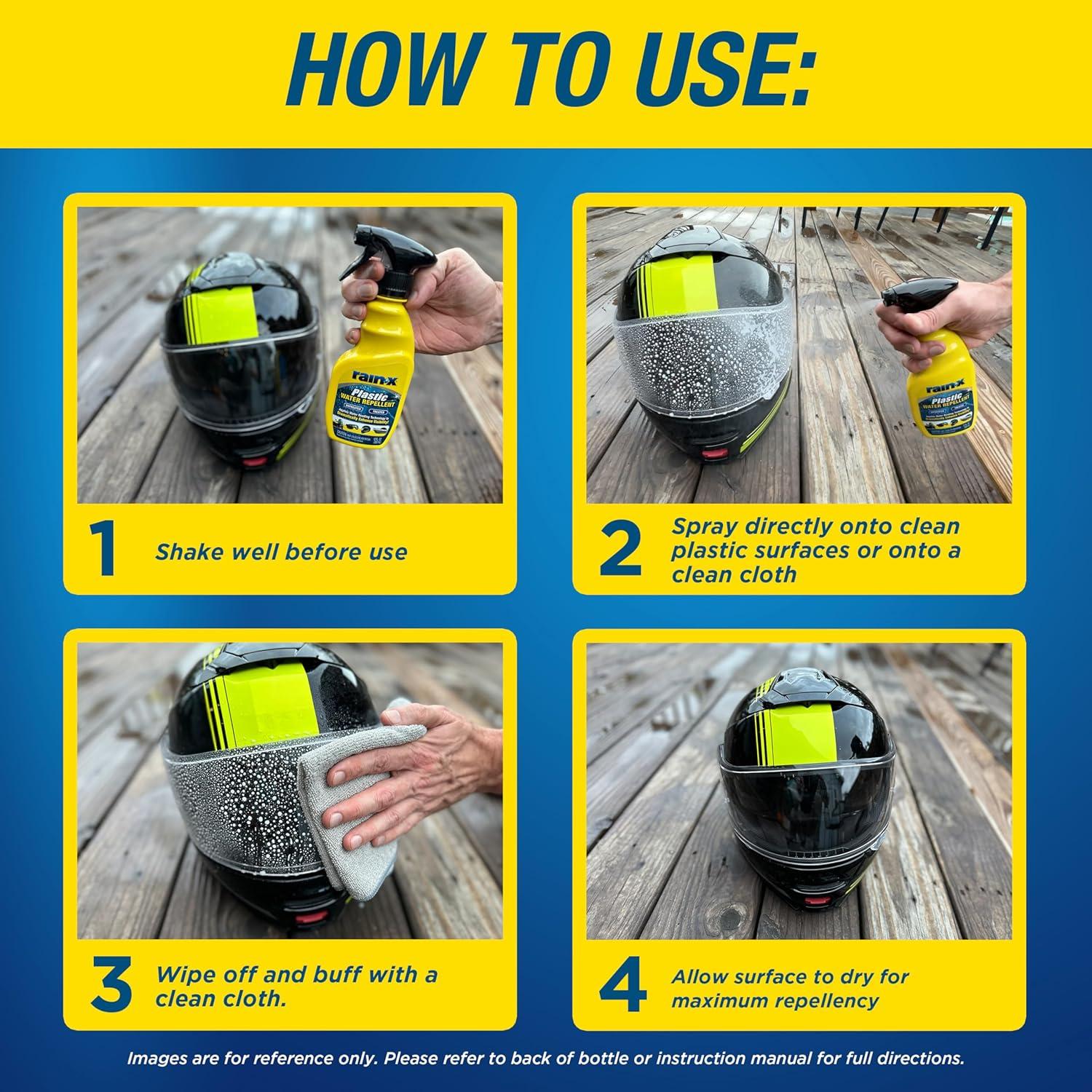 Tratamiento de Plástico Rain-X 620036 - 355 ml Hidrofóbico