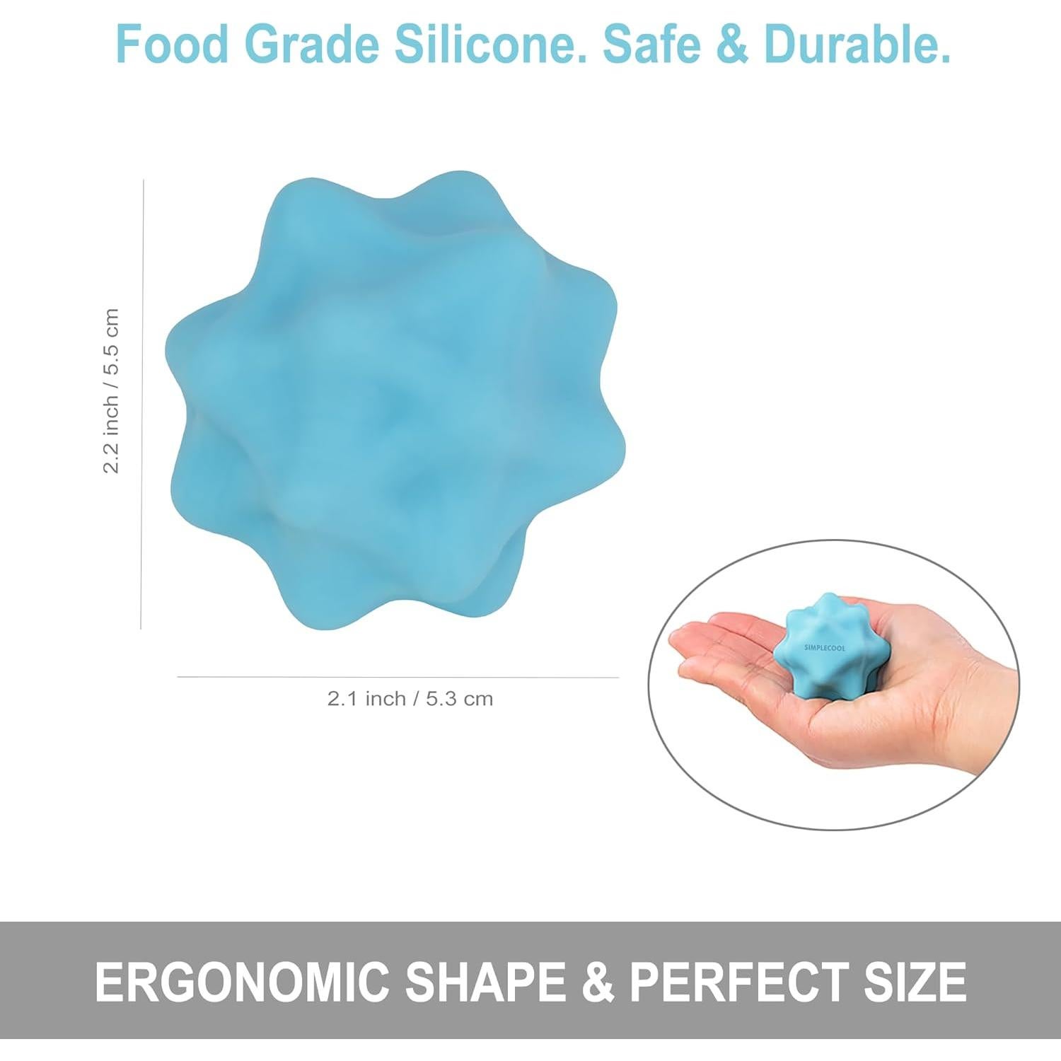 Bola de Masaje Pequeña SIMPLECOOL Azul 5.6 cm para Puntos Gatillo