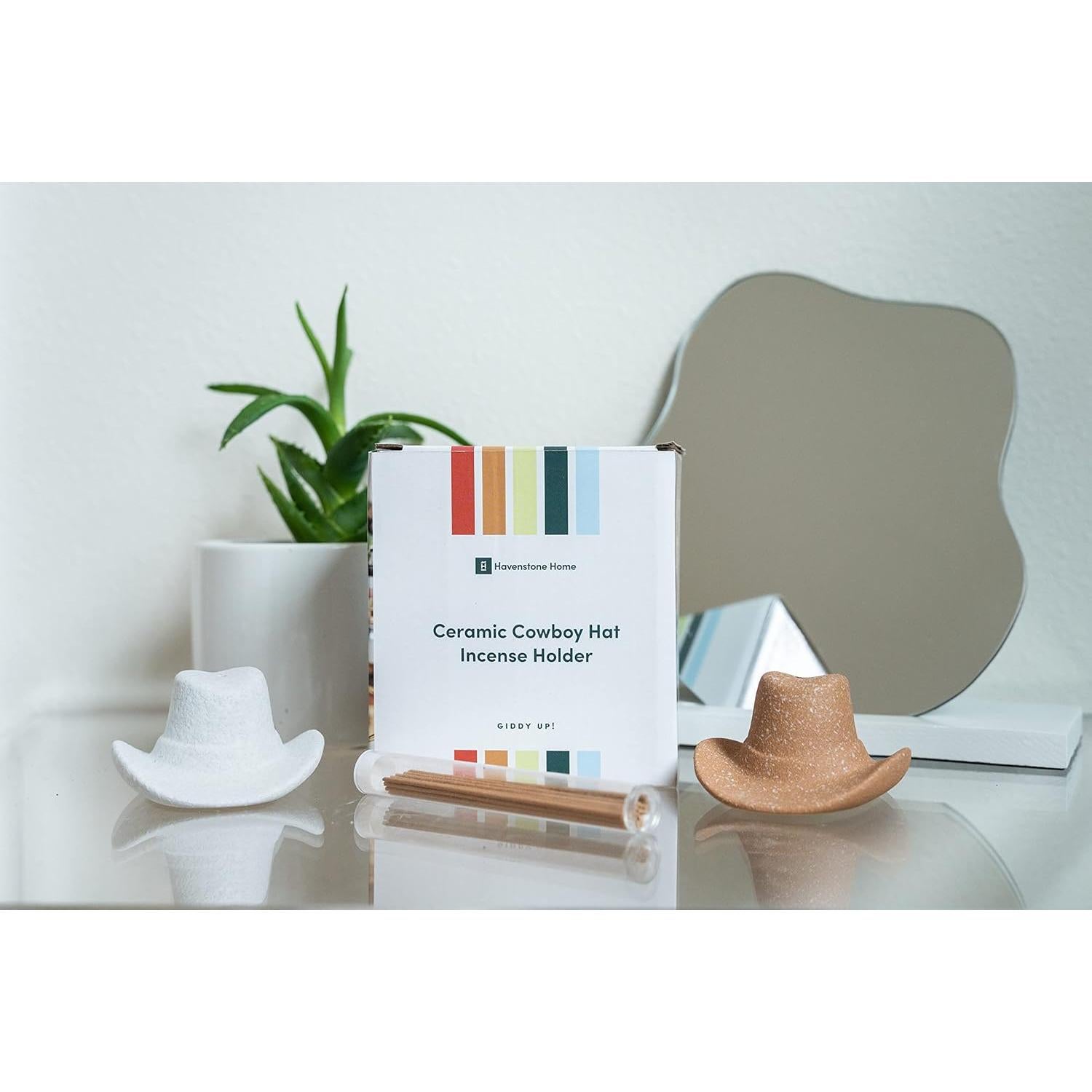 Soporte de Incienso Cerámica Havenstone Home con 25 Varitas