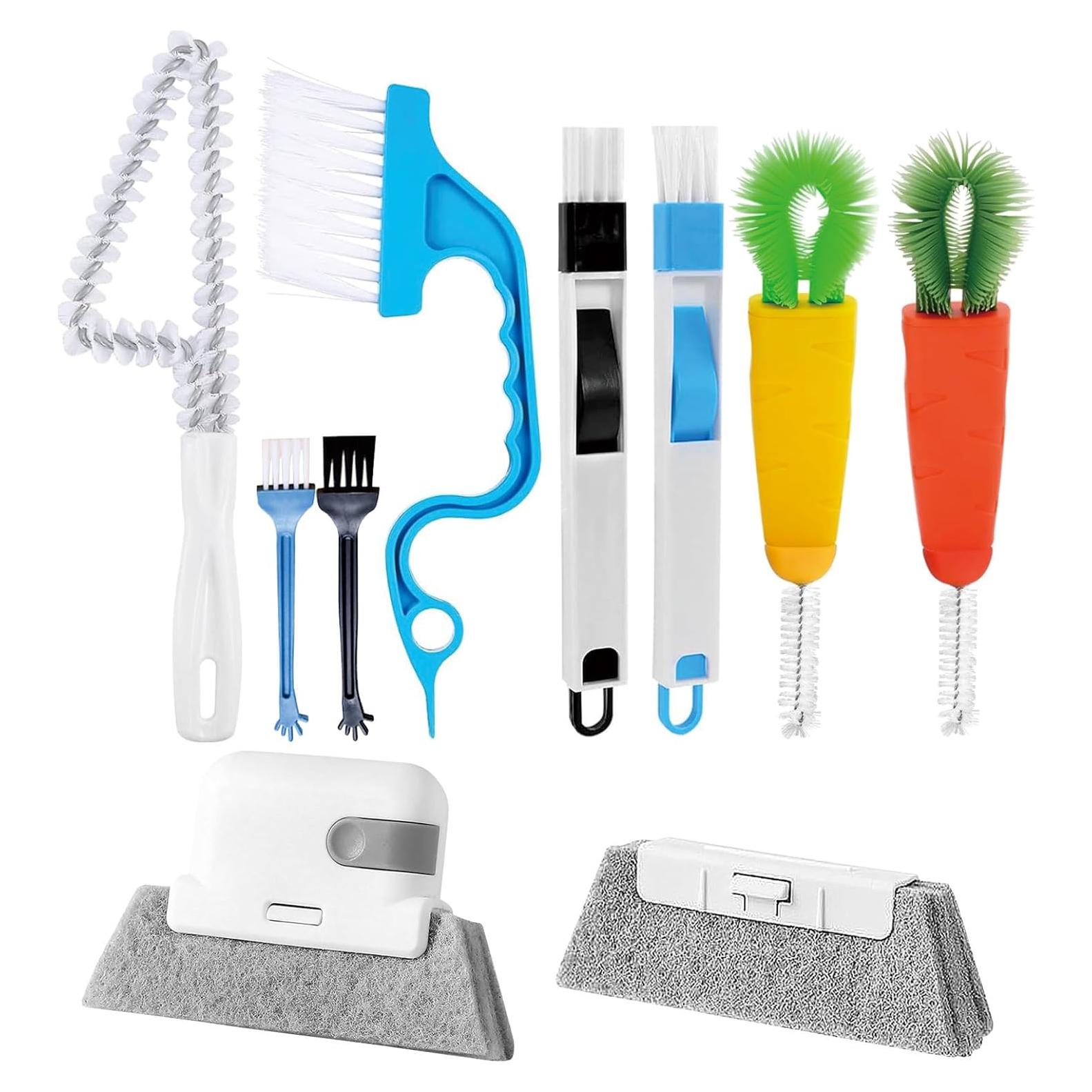 Juego de 10 Piezas Cepillos de Limpieza Florailune