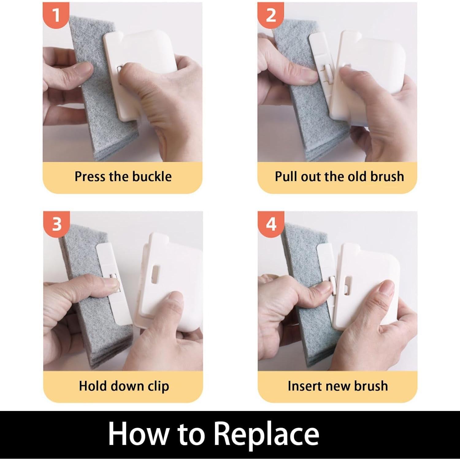 Juego de 10 Piezas Cepillos de Limpieza Florailune