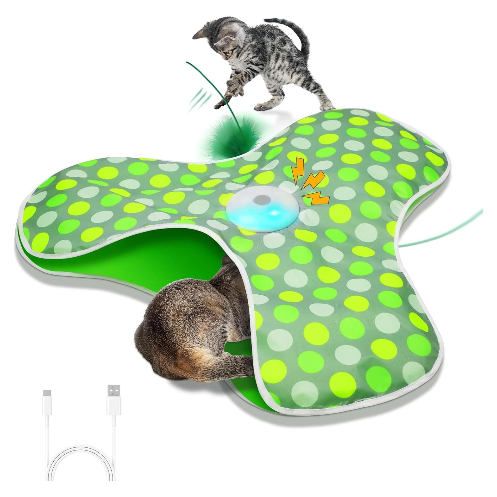 Juguete Interactivo para Gatos Sofolor P43 con Plumas y Sonido