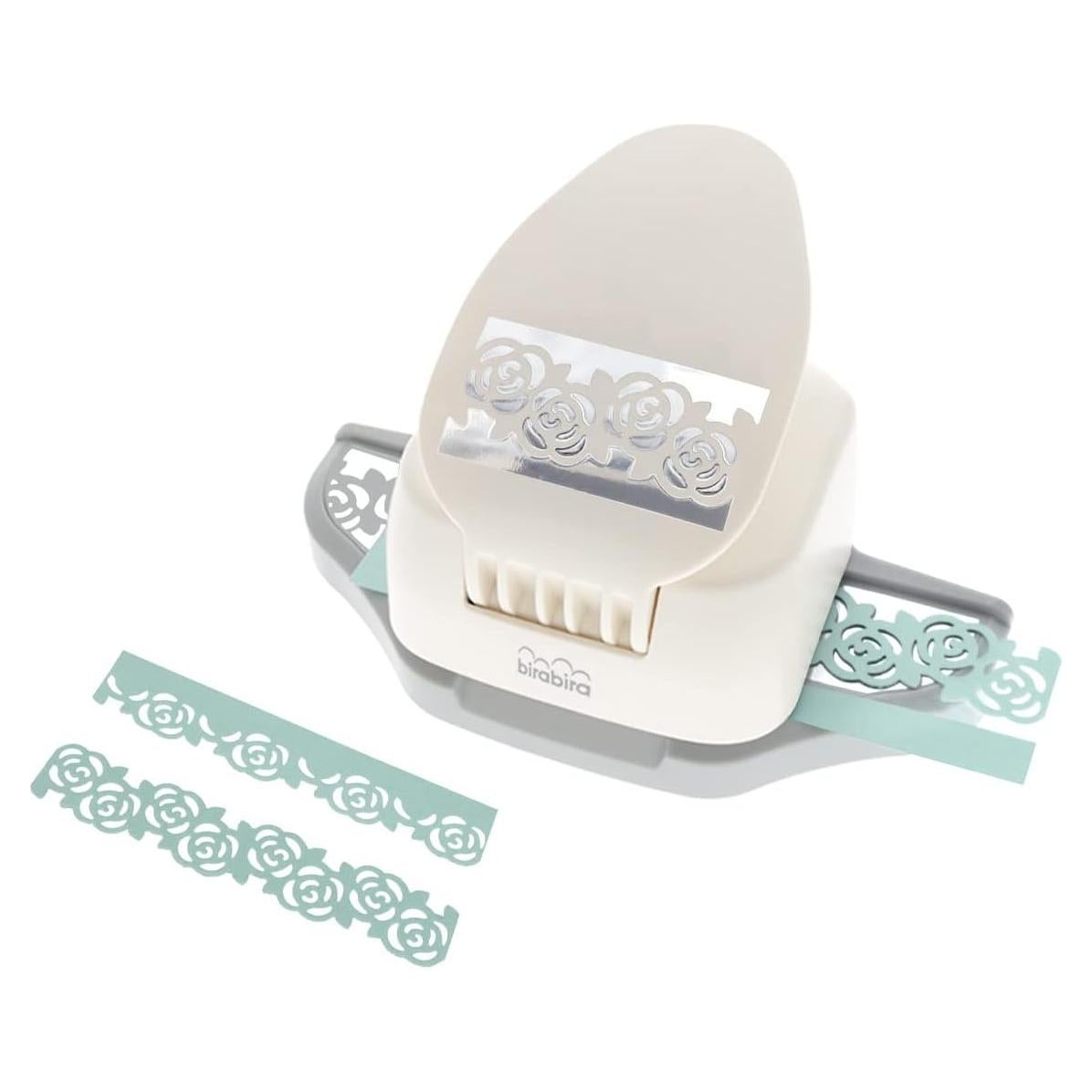 Troquel de Borde Bira Craft Rosales 2 en 1 para Scrapbooking