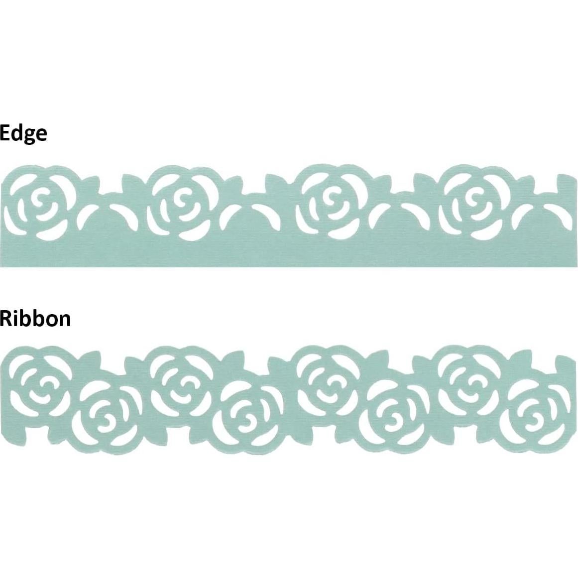 Troquel de Borde Bira Craft Rosales 2 en 1 para Scrapbooking