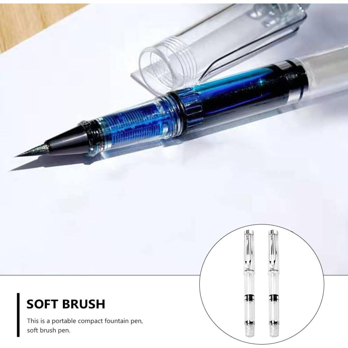 Set de Pinceles de Caligrafía Recargables NUOBESTY 15 Pcs