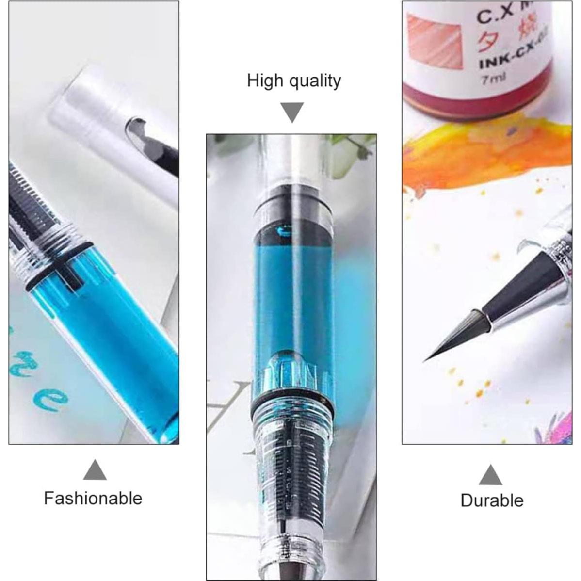 Set de Pinceles de Caligrafía Recargables NUOBESTY 15 Pcs