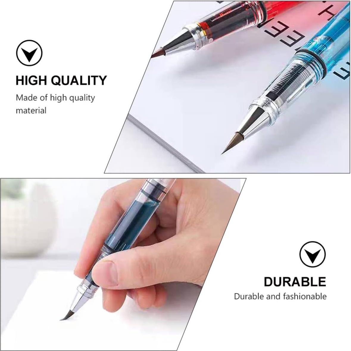 Set de Pinceles de Caligrafía Recargables NUOBESTY 15 Pcs