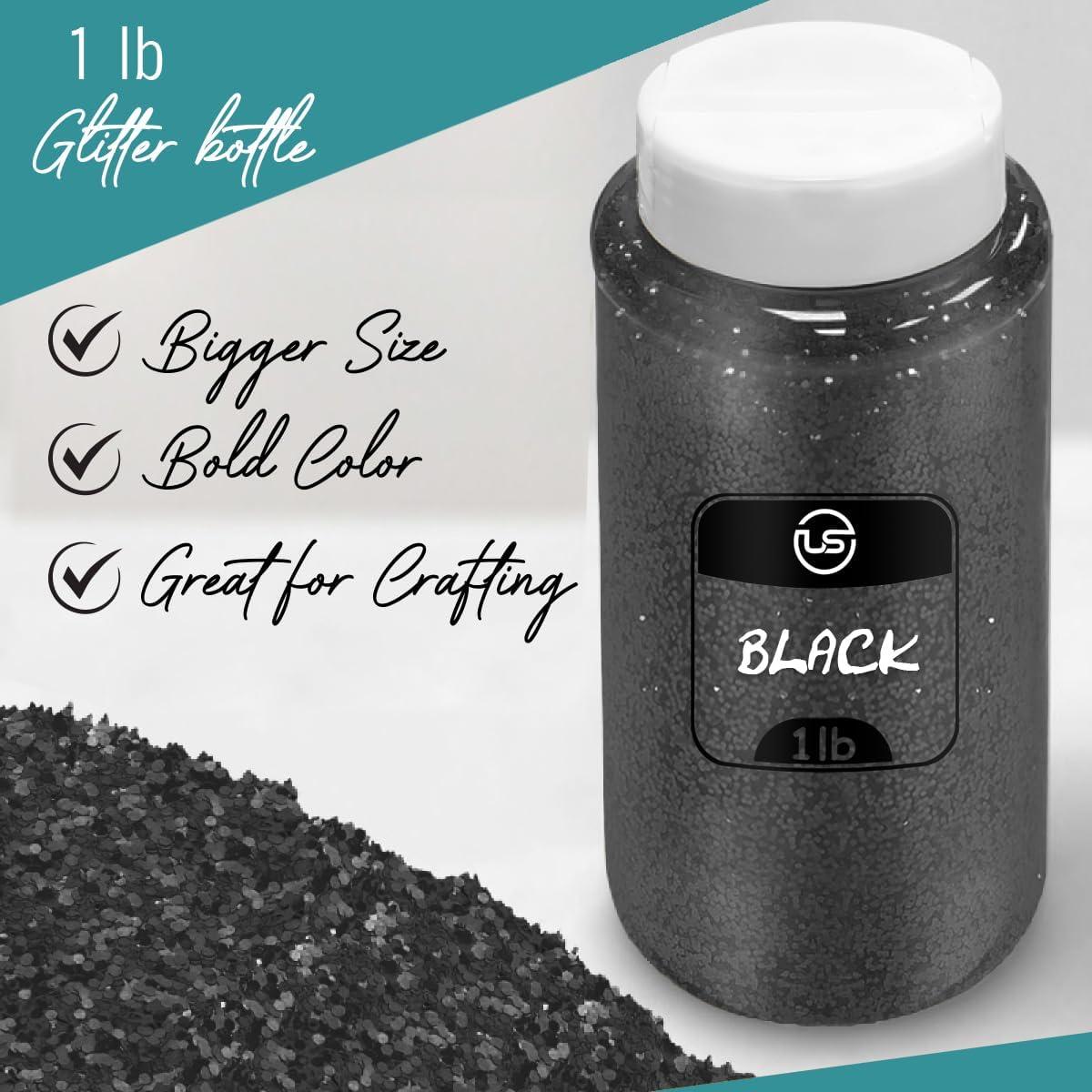 Brillo Negro a Granel Papelería Definitiva 0.45 kg para Manualidades