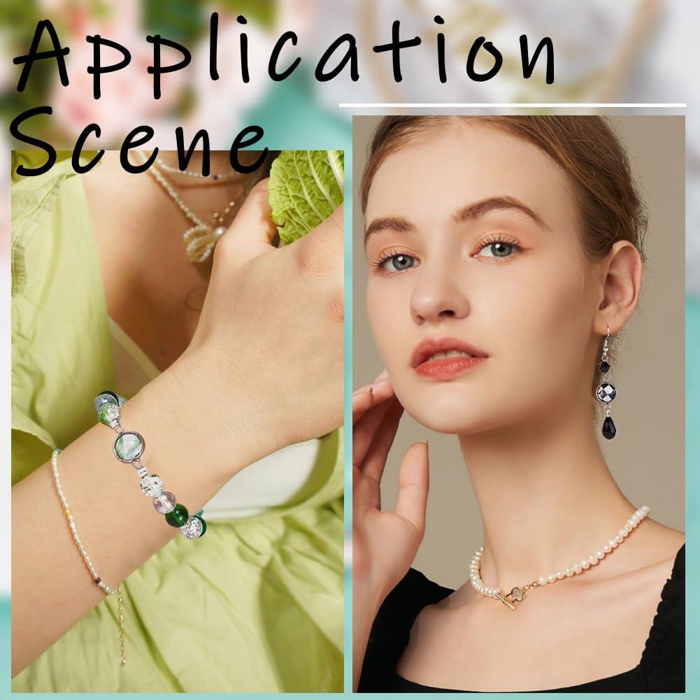 Bandejas de Conector Cabochón 10mm SUNNYCLUE 160Pcs Acero Inoxidable