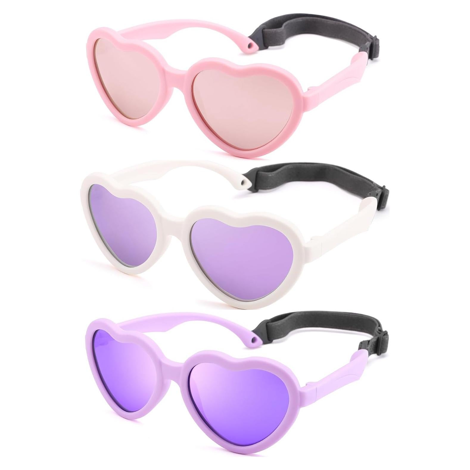 Gafas de sol polarizadas para niños TPEE con strap 2-8 años