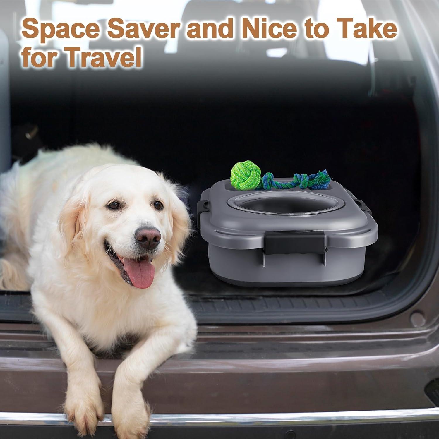 Contenedor Plegable TIOVERY para Comida de Mascotas 7.9L