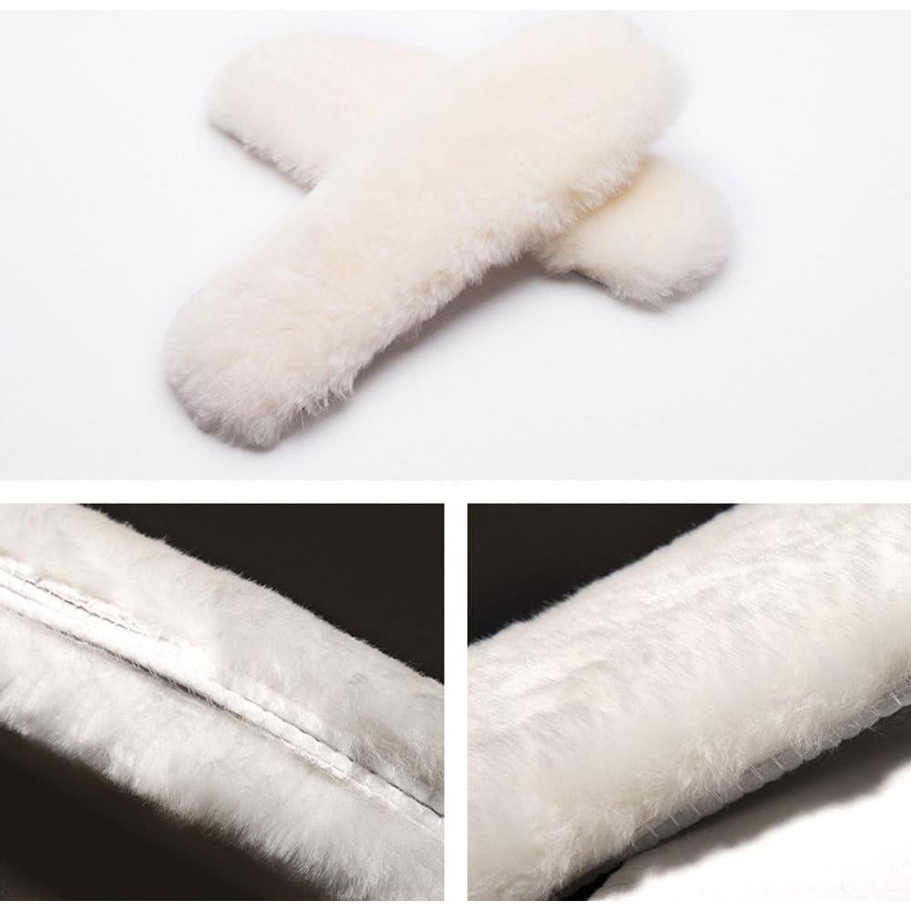 Plantillas de Piel de Oveja para Mujeres - 2 Pares, US 35-44