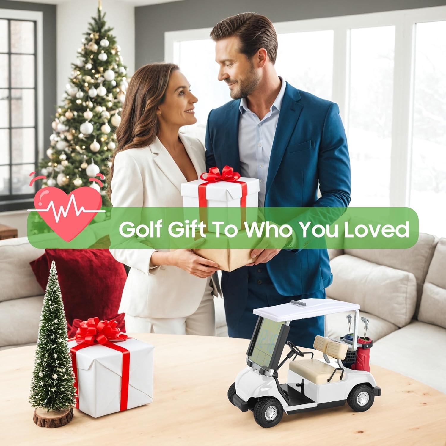 Reloj Despertador Carrito de Golf 10L0L Blanco LCD 15x12cm